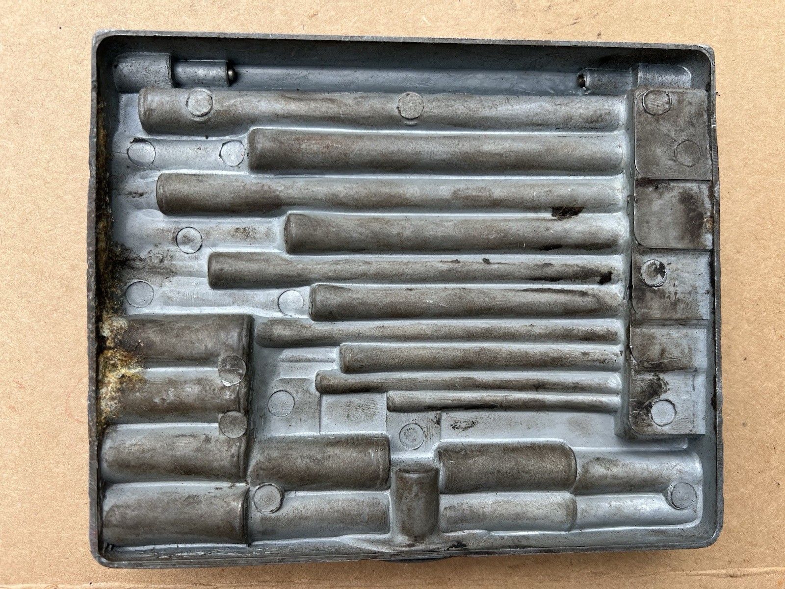 🇺🇸Vintage Blue-Point Supreme Snap-on Screw Extractor Set No.1020 INCOMPLETE