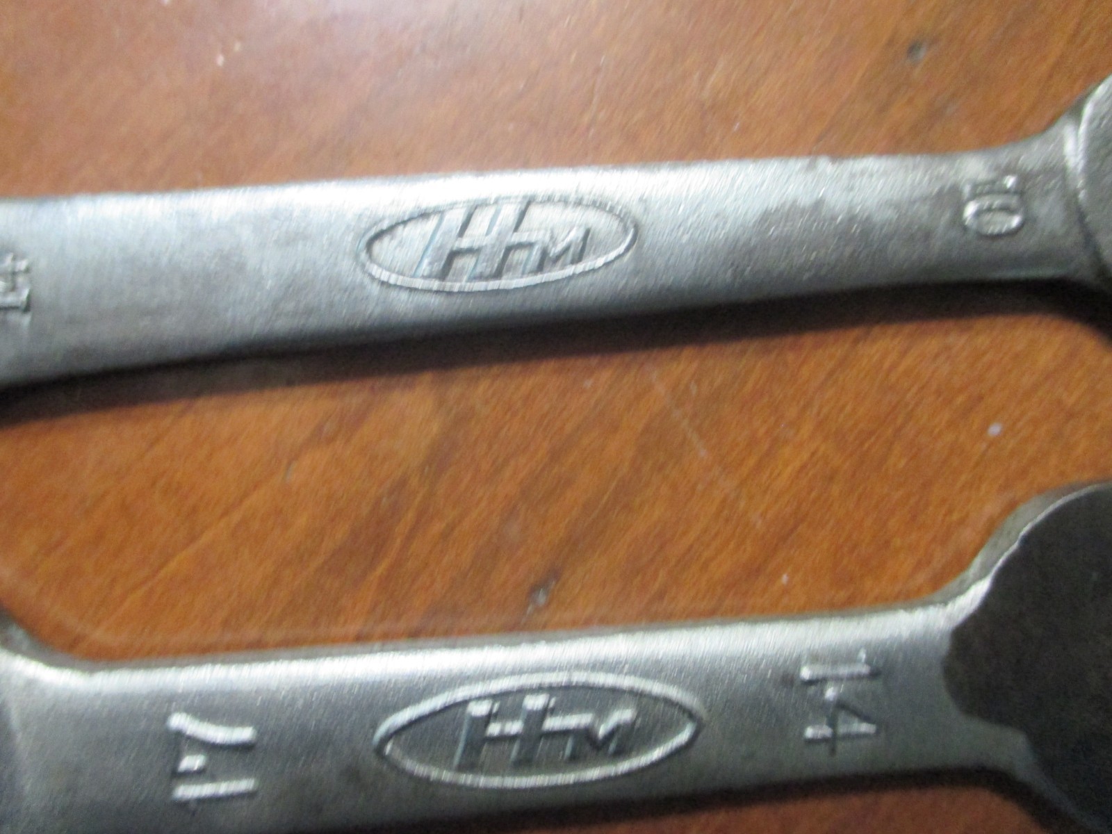 Set of 2 vintage Honda Motors – Metric open wrenches – 10,14,17 . Marked RK