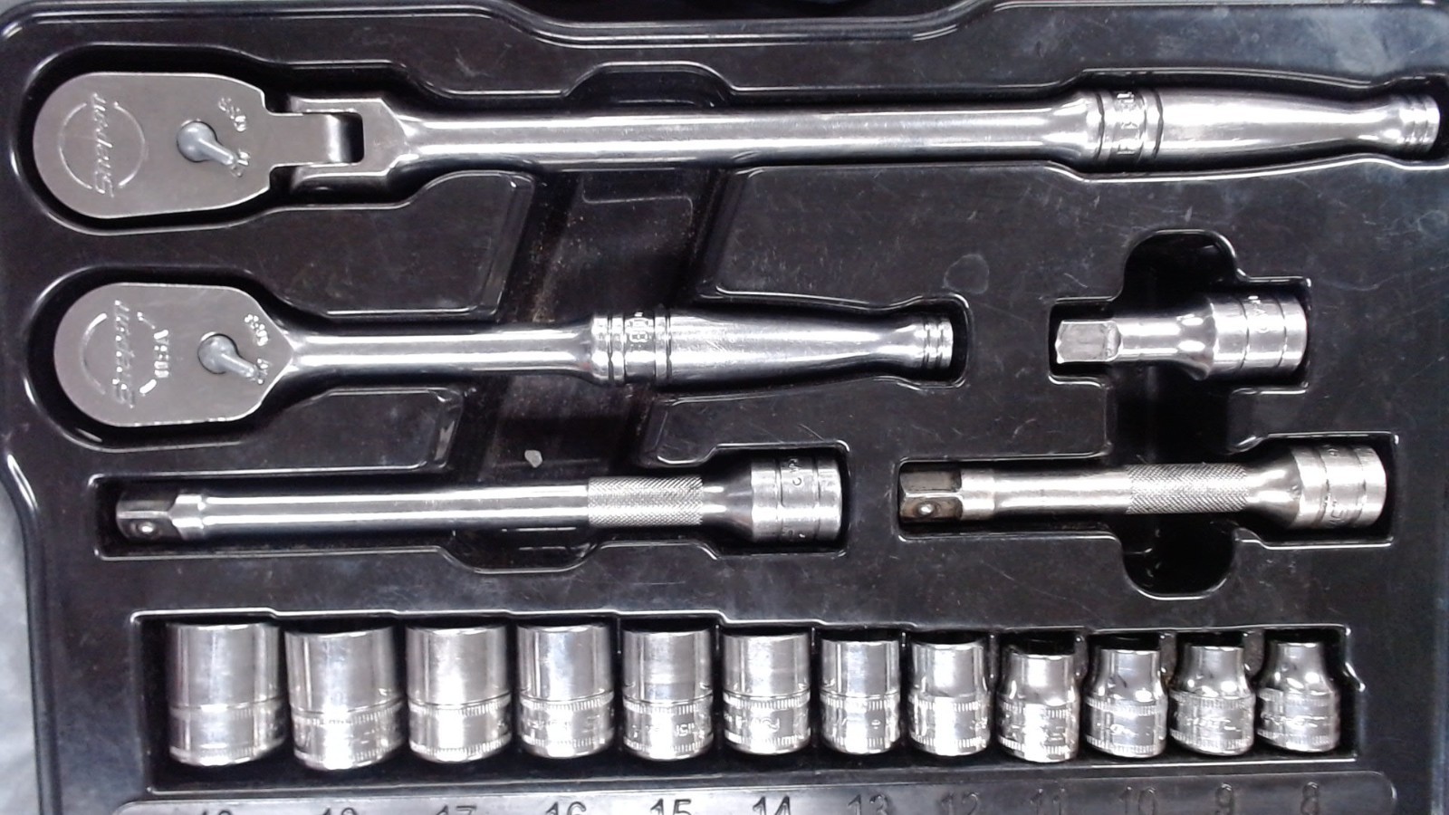 Snap-on 29pc Metric 3/8” Dr General Service Set PS58SFSMTMM 3/8″