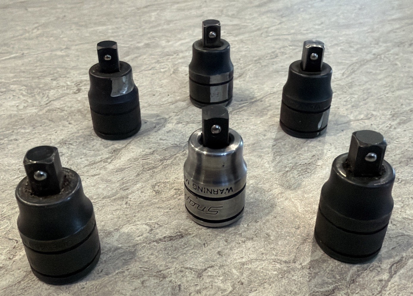Snap On Tools 3/8” Drive To 1/4” Drive Adapter GFAT1E, Price Is For Each Adapter