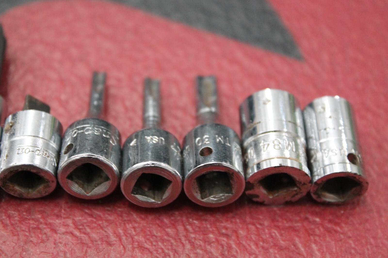 Snap On 1/4″ Drive Philips Flat Clutch Screwdriver Socket Set lot