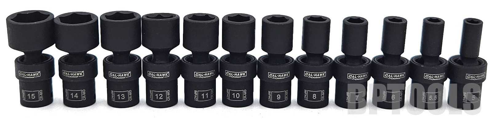 18pc 1/4″ DRIVE UNIVERSAL BALL SWIVEL DEEP IMPACT SOCKET SET SAE & METRIC