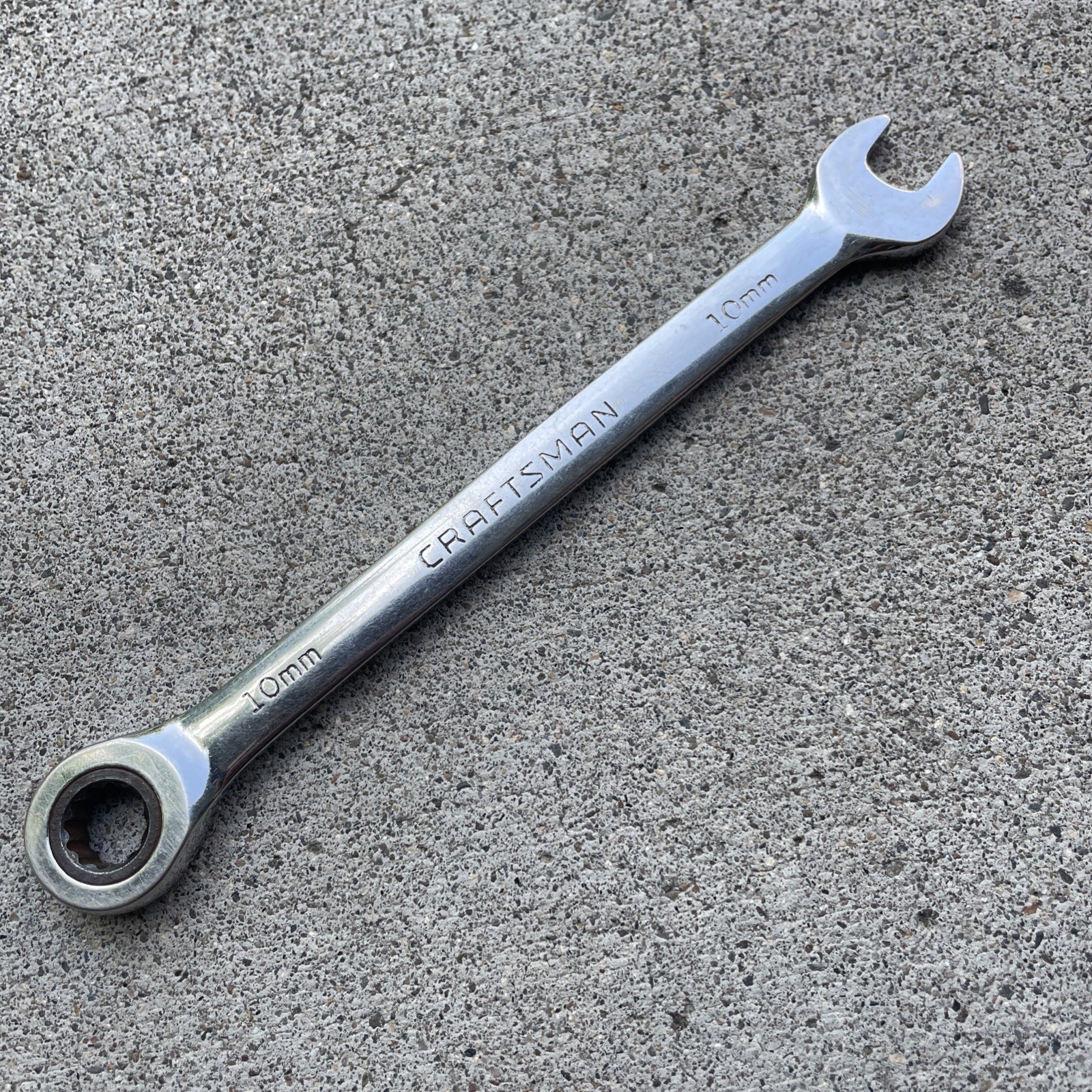 Craftsman 10mm Ratcheting Combination Wrench 12 Point D-AD 42569