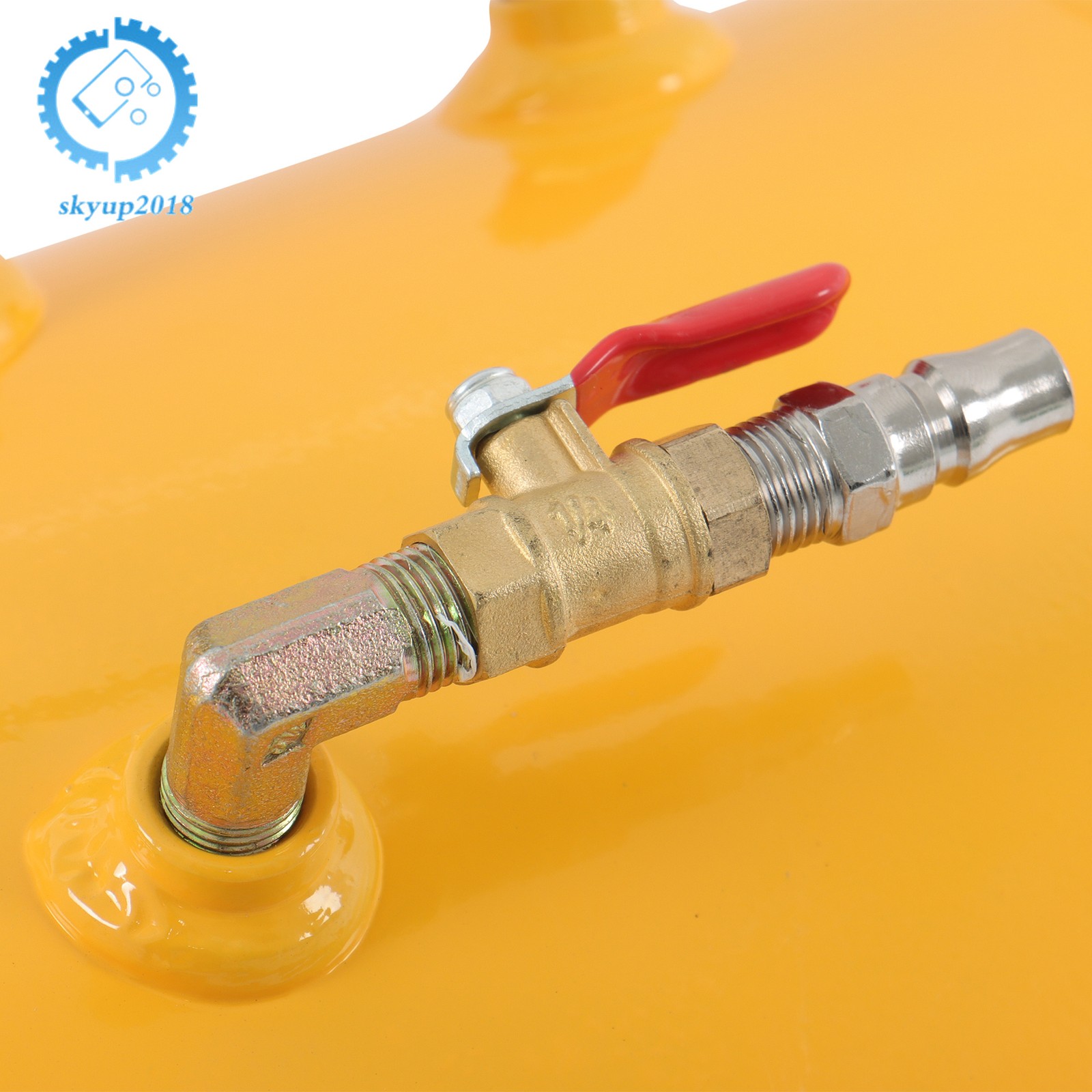 145 PSI Yellow 5 Gallon Heavy Duty Air Tire Bead Seater Blaster Seating Tool