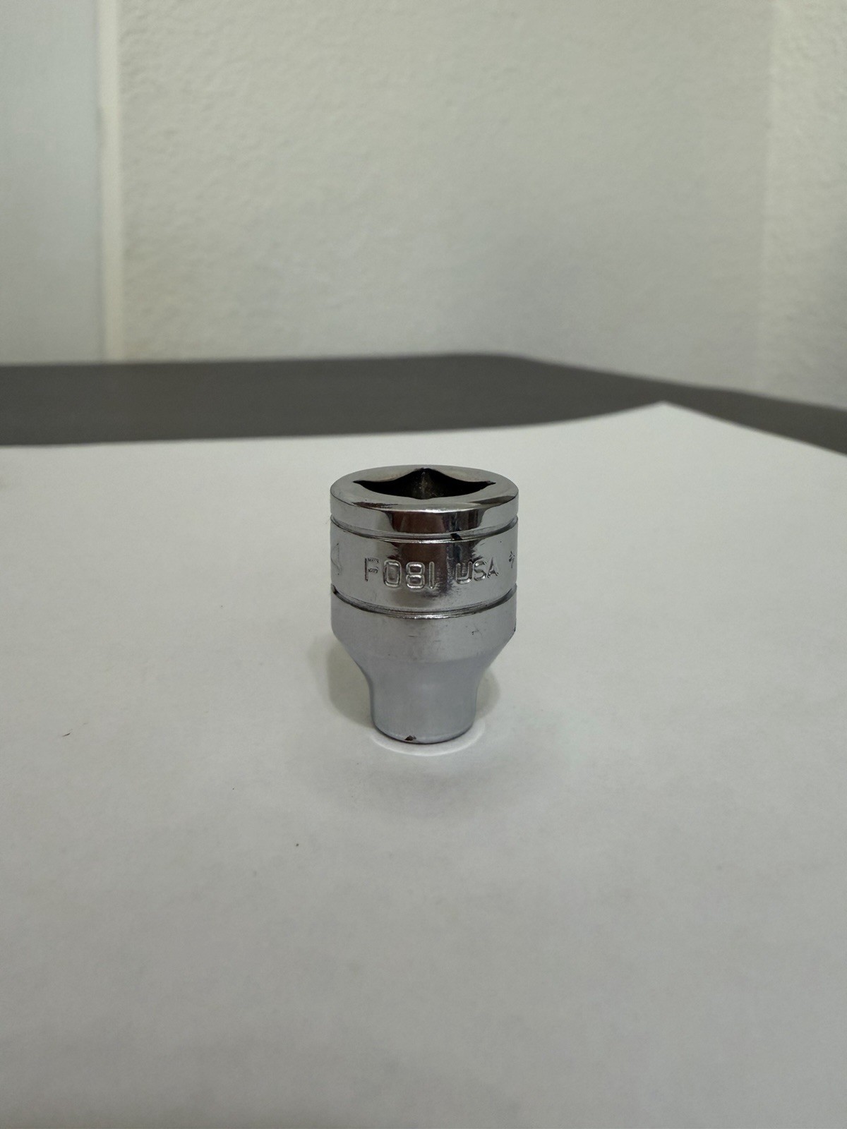 Snap on 1/4″ Shallow Socket 3/8″ Drive 12 Point F081 USA