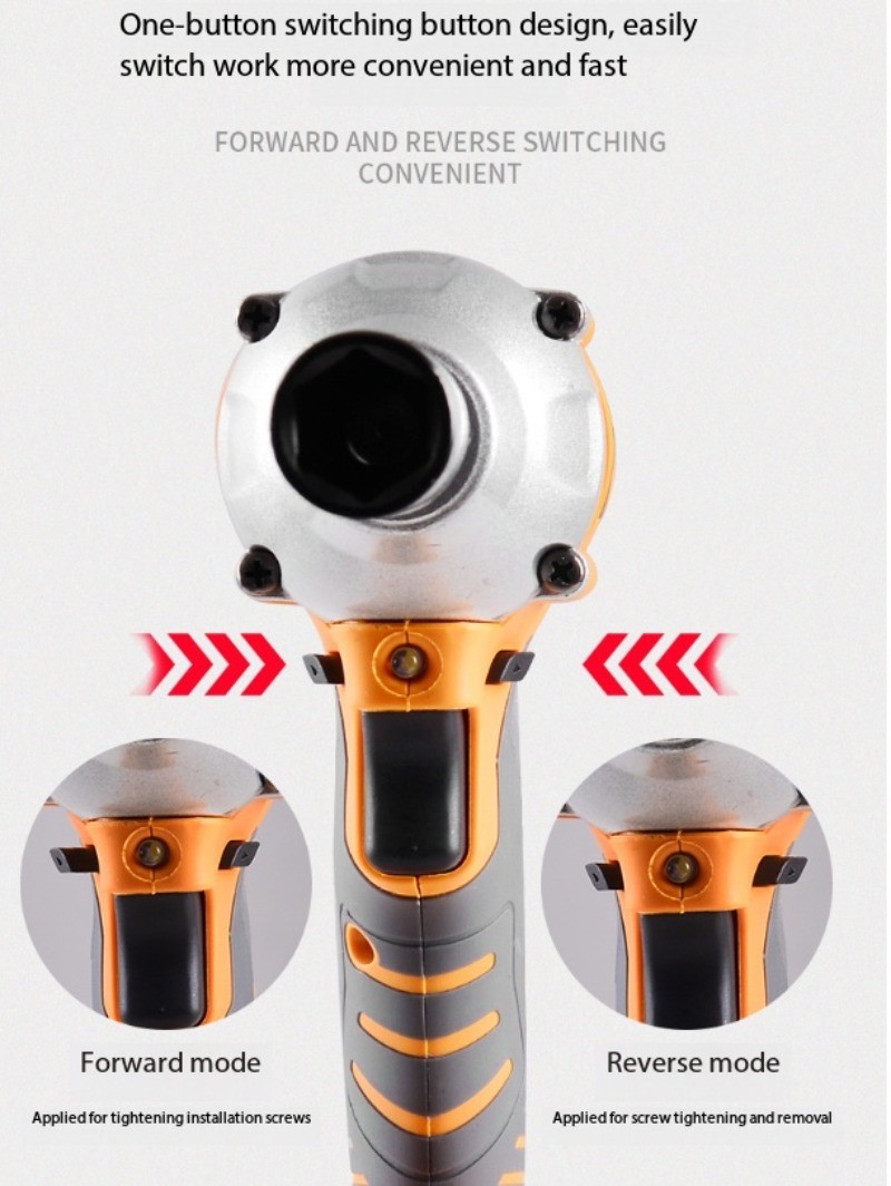 Brushless Electric Charging Wrench Impact Wrench Auto Repair Tool Socket Set