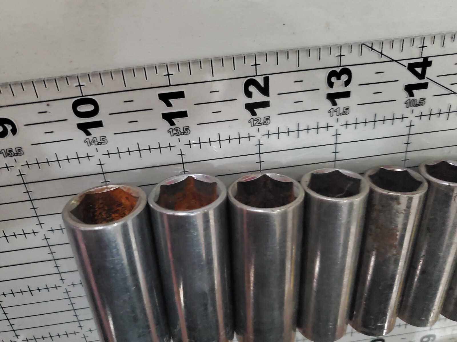 Craftsman USA 3/8″ Drive Deep Socket Set Metric 6 Point Tool MANY DUPLICATES