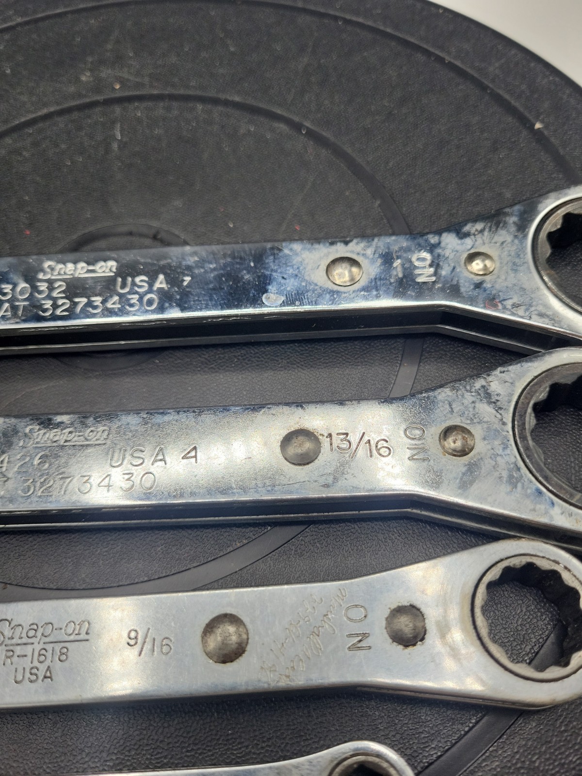 4Pc. Snap-On Tools 6 & 12 Pt. Ratcheting Box 1/4″ – 15/16 » Wrench Set