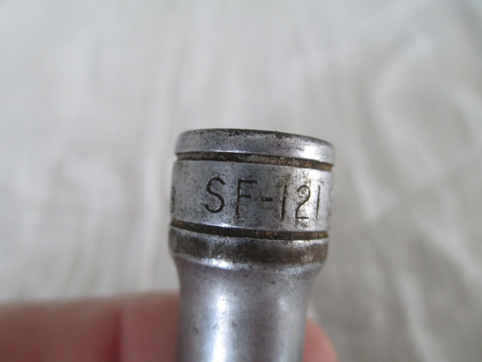 Snap-On SF121 3/8″ SAE 3/8″ Drive 12-Point Deep Chrome Socket USA used
