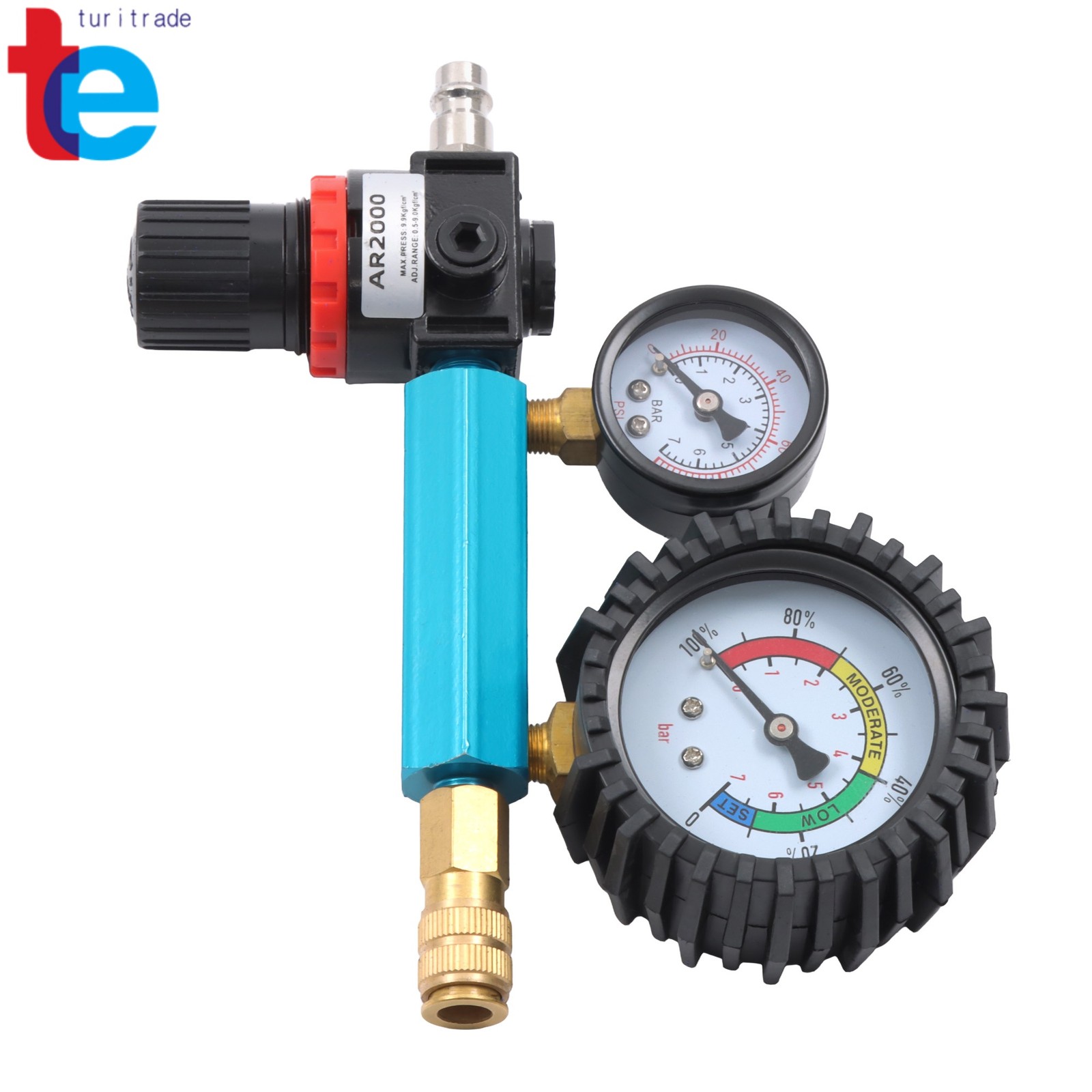 46Pc Diesel Petrol Engine Cylinder Compression Leak Down Tester Leak Diagnostic