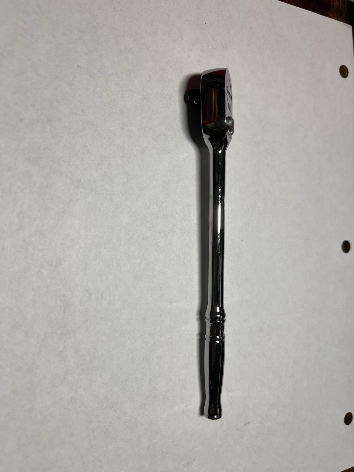 Snap-on Tools USA NEW 1/4″ Drive Chrome Long Handle Fixed Head Ratchet TL72