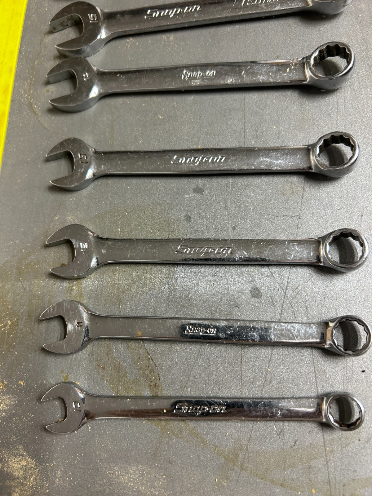 SNAP-ON OEXM- 10-Pc 12-Pt Combination Short Wrench Set 10mm-19mm