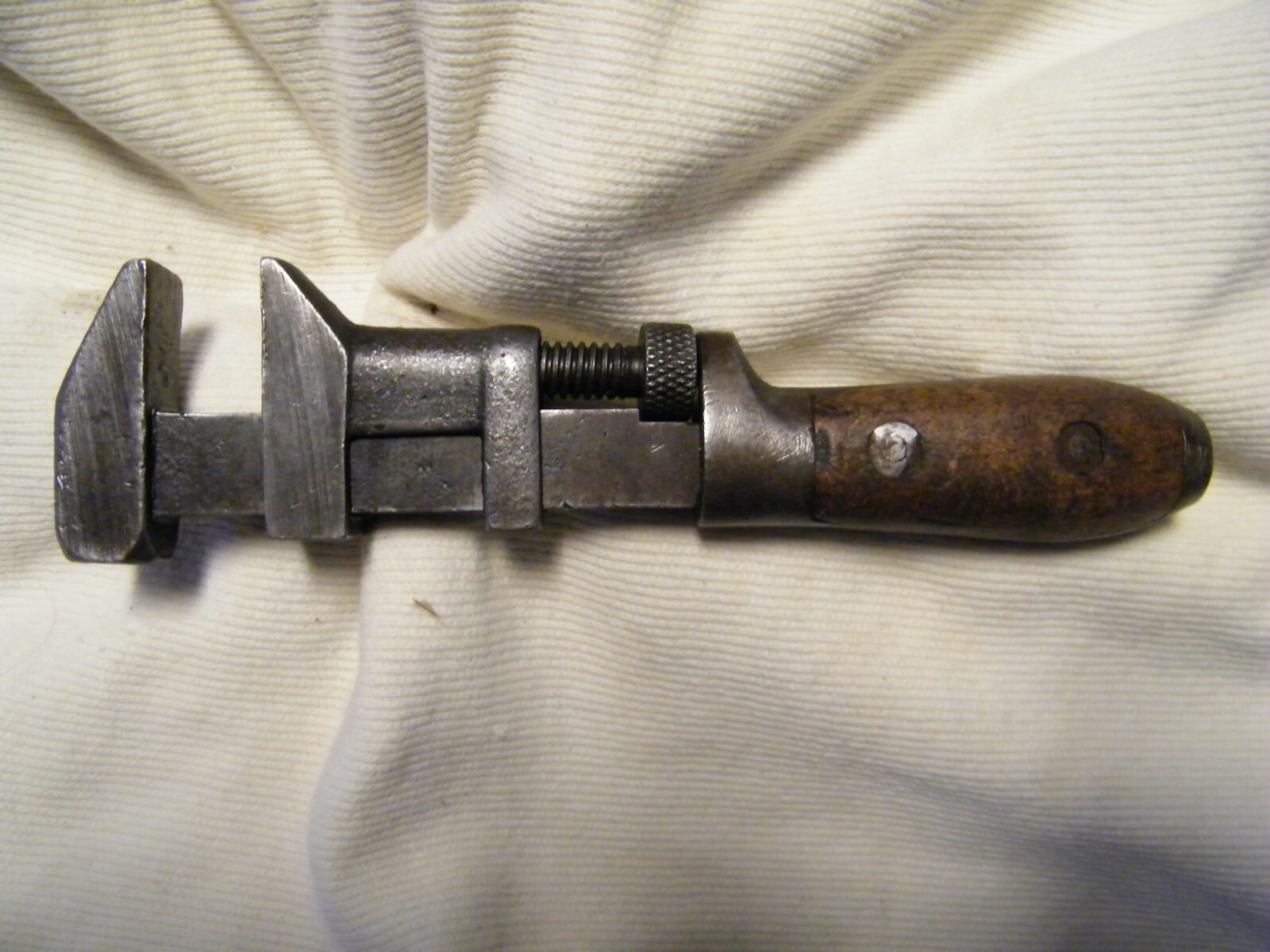 VTG PEXTO STRONGHOLD Peck, Stow & Wilcox Co Adjustable Wrench USA Monkey Wrench
