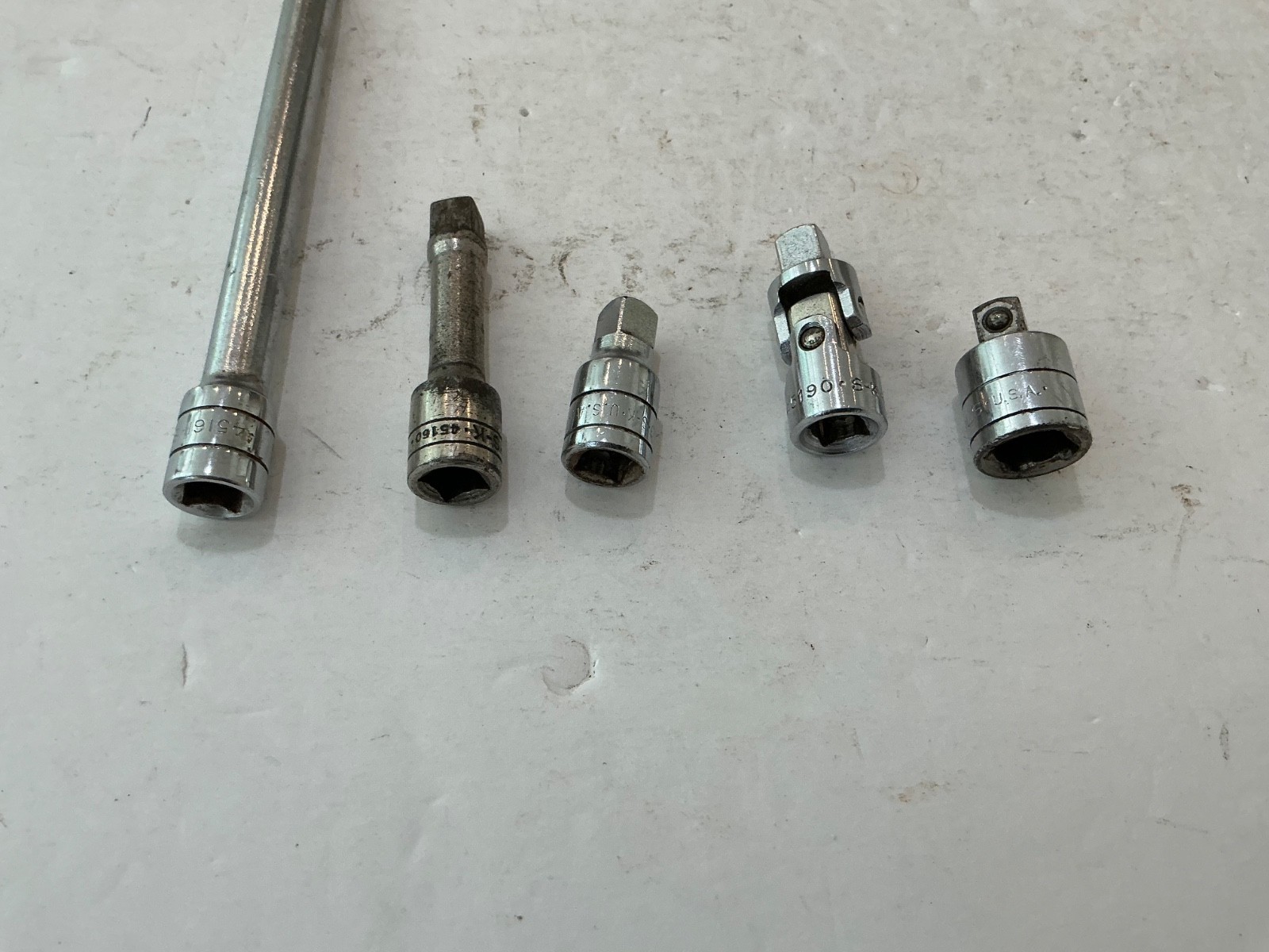 S-K tools 5 pc extension, universal, adapter set 3/8″ dr all for $25 USA made