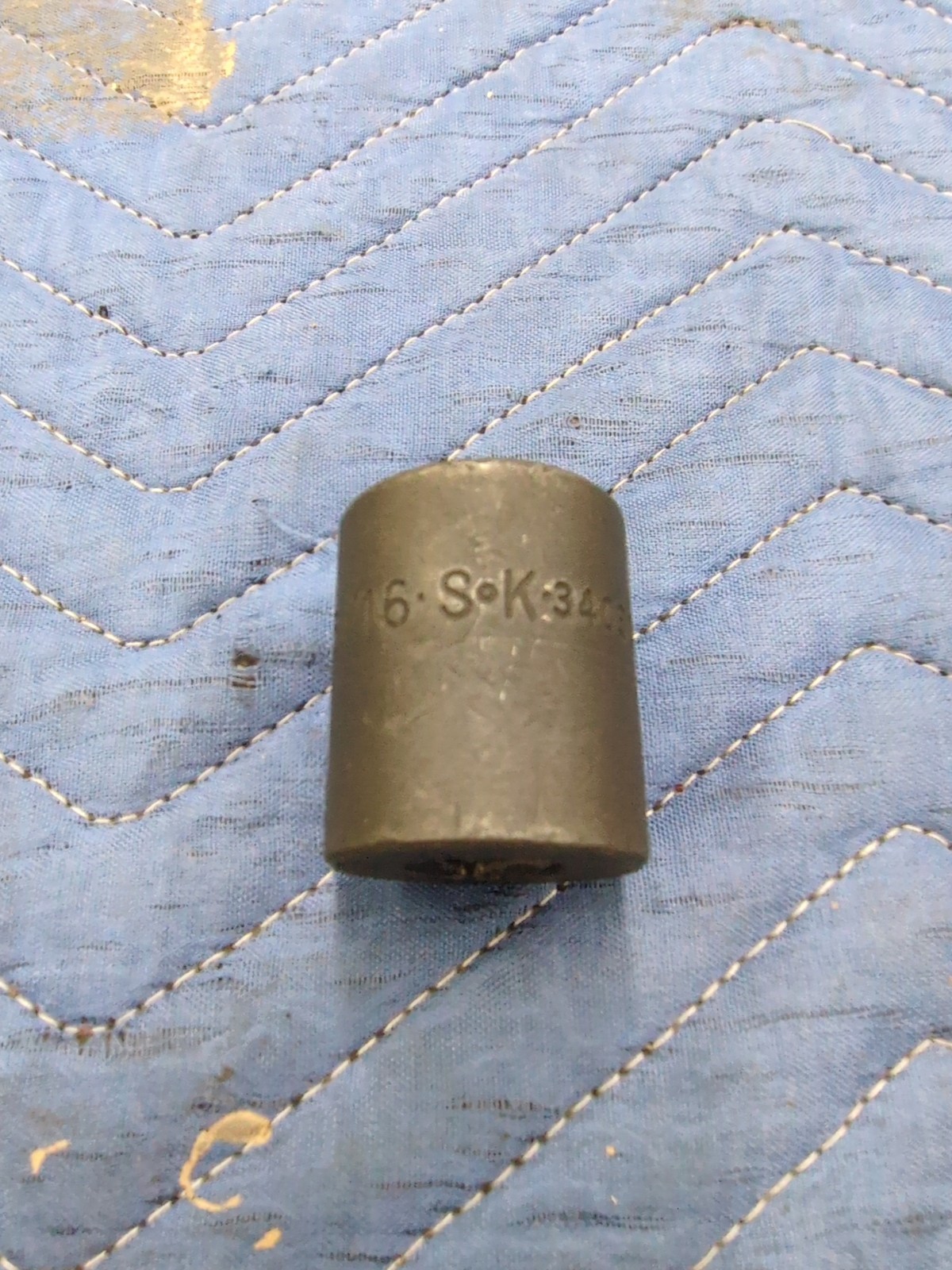 SK USA 15/16” Shallow Impact Socket 34030 1/2” Drive 6 Point Black Oxide New