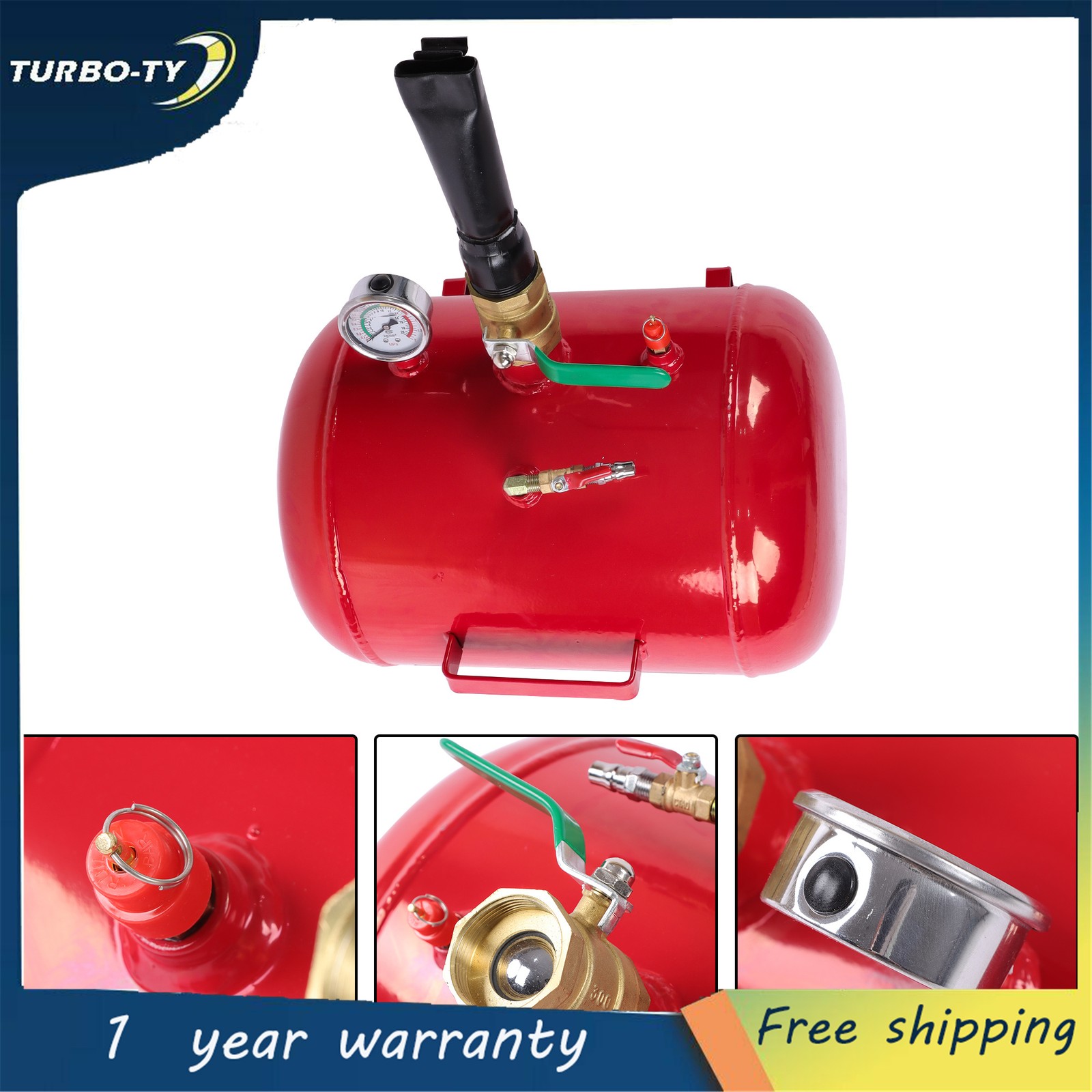 Heavy Duty Air Tire Bead Seater Blaster Seating Tool 145 psi 7.5 Gallon