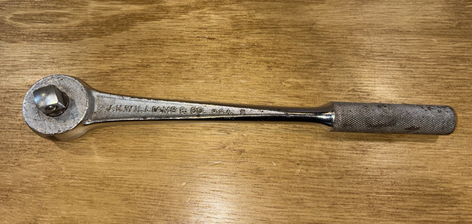Vintage J.H.Williams & Co • S-52 Superatchet • 1/2″ Drive w/ 3 Sockets • USA