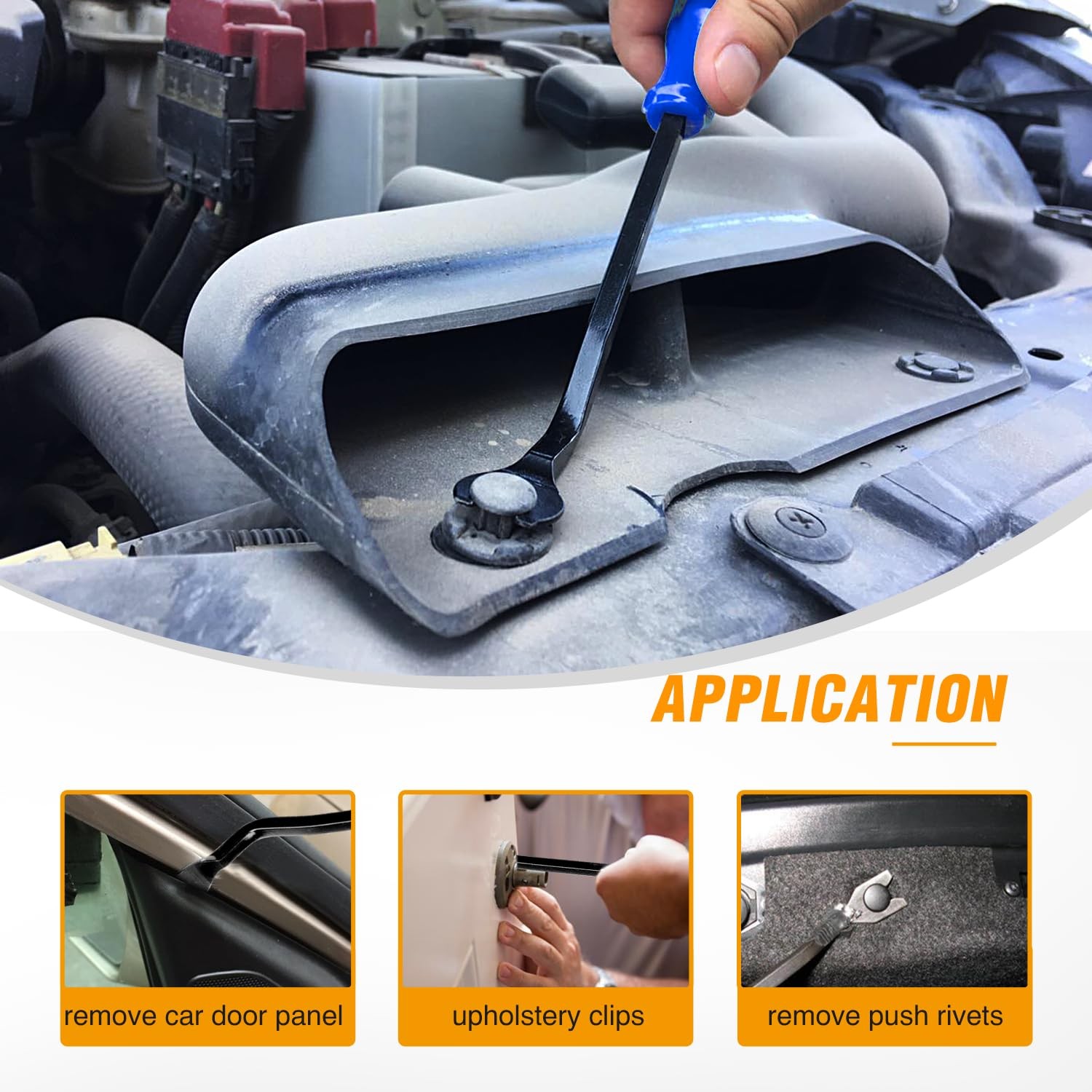 6PCS Auto Trim Removal Tool Kit for Car Audio Dash Window Fasteners