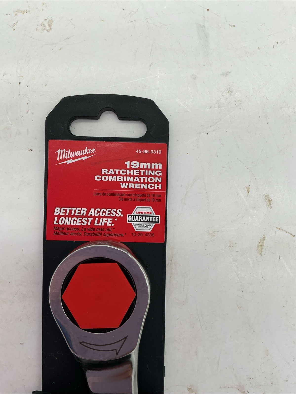 Milwaukee 45-96-9319 19MM Metric Ratcheting Combination Wrench