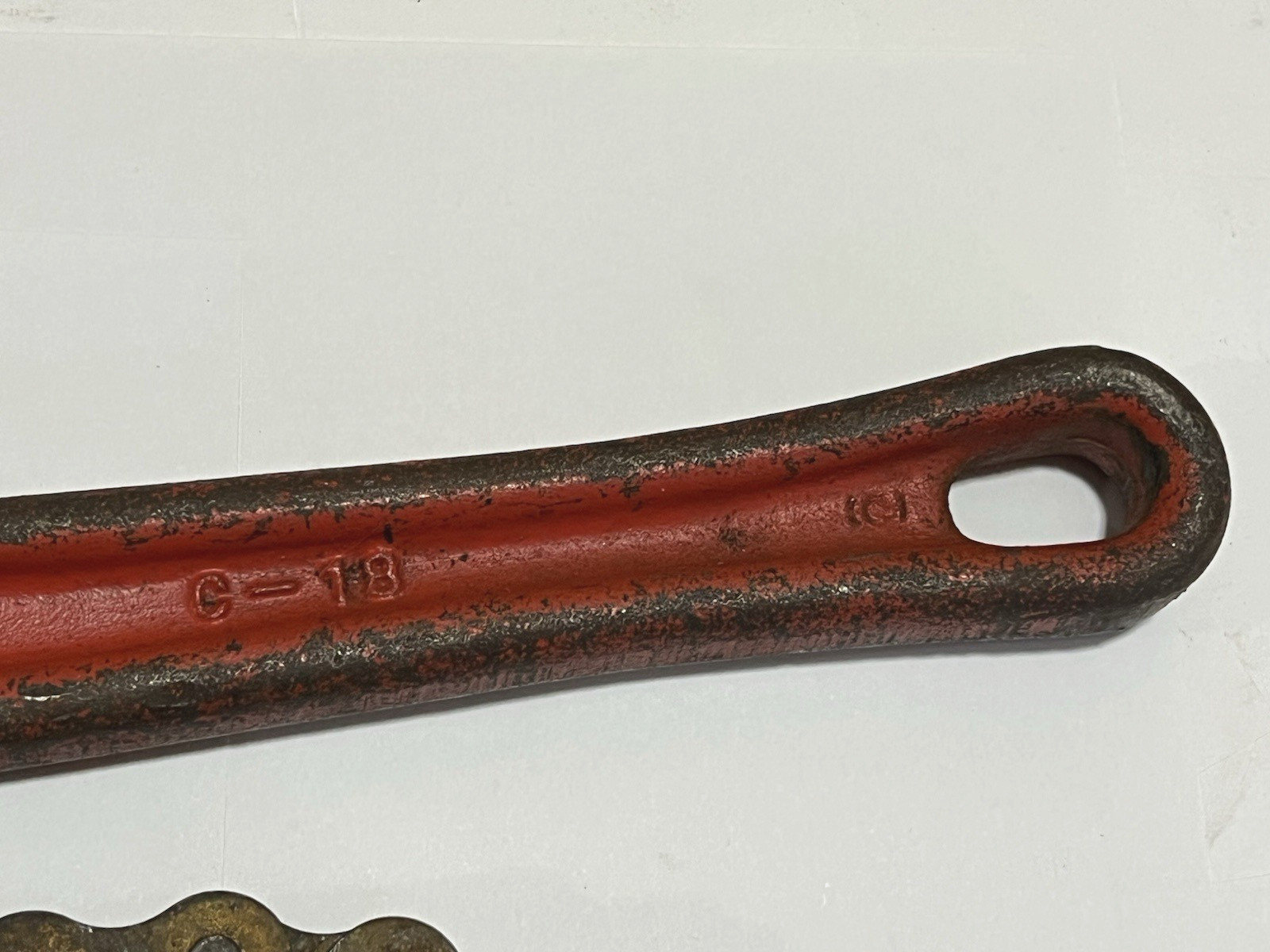 RIDGID C-18 Heavy Duty Pipe & Fitting 18″ Long Chain Wrench 2-1/2″ Diameter USA