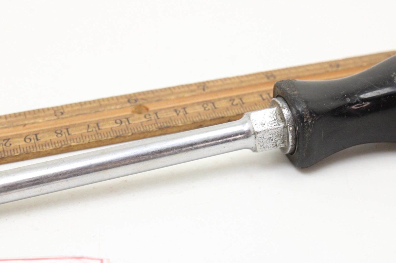 Snap-on SSD8 3/8″x12.5″ Slotted Black Hard Handle Screwdriver USA