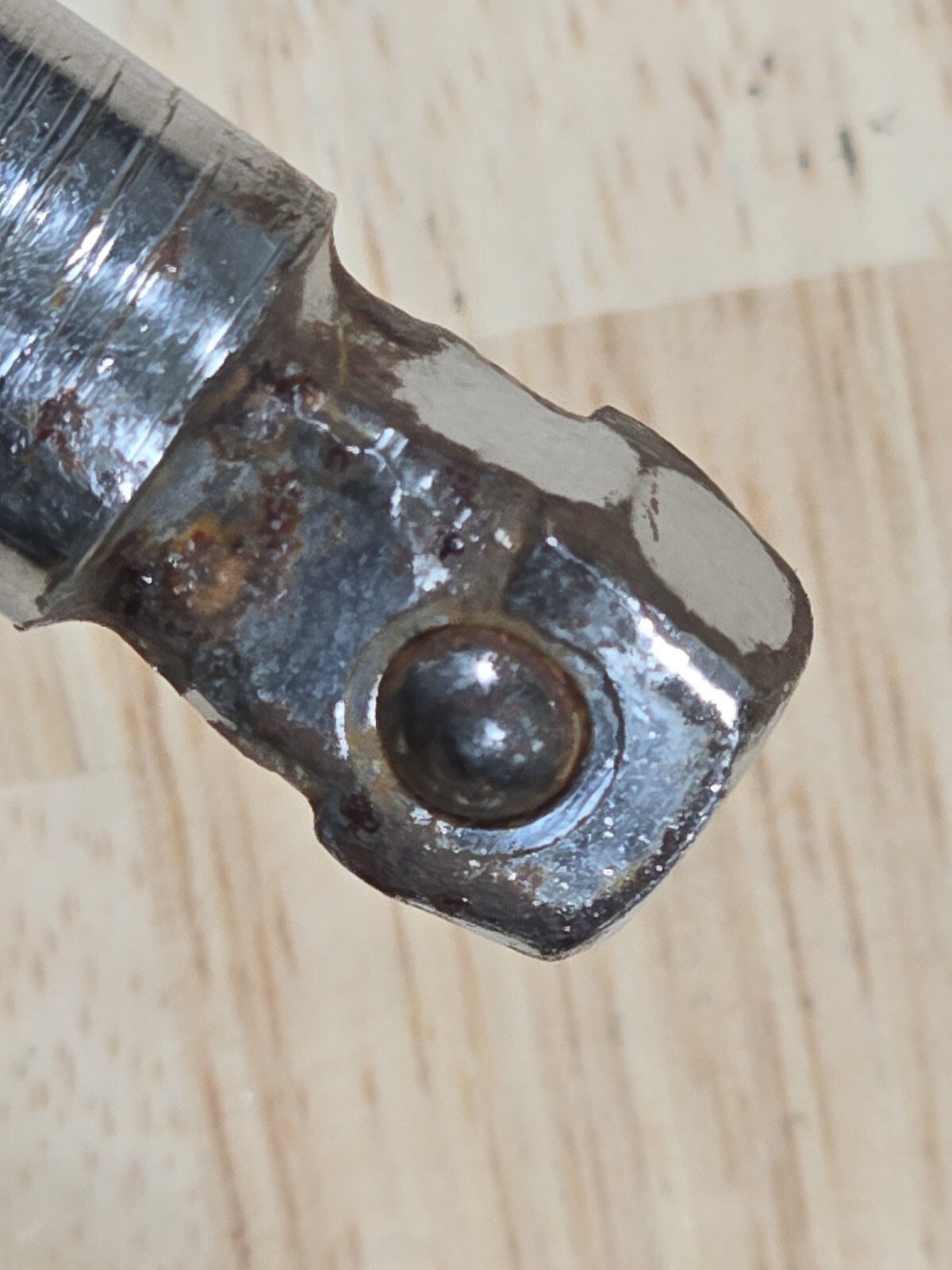 snap on tools SXW10 1/2″ drive 10″ long wobble socket extension worn