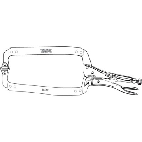 Irwin Vise Grip 18SP Locking C-Clamp Pliers 18″ 0-8 w/Swiv