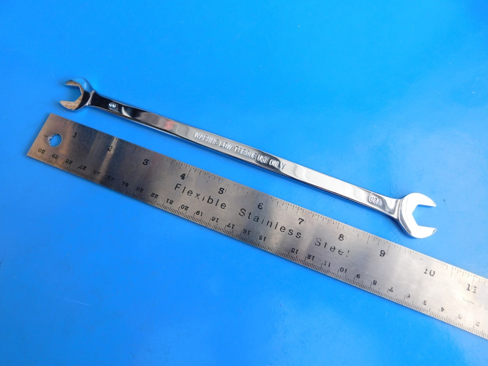 NEW, MAC TOOLS «7/16 IN. X 1/2 IN. » LOW TORQUE THIN WRENCH, PART #DT1416