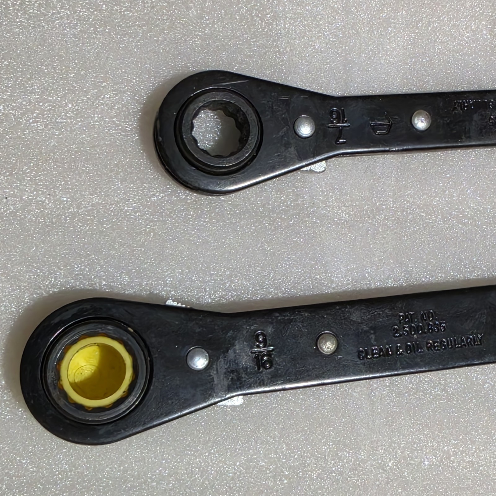 Craftsman USA 4 In One Wrench Set. #42501. 12 Pt, 2 Wrenches 8 SAE Sizes. NOS. A