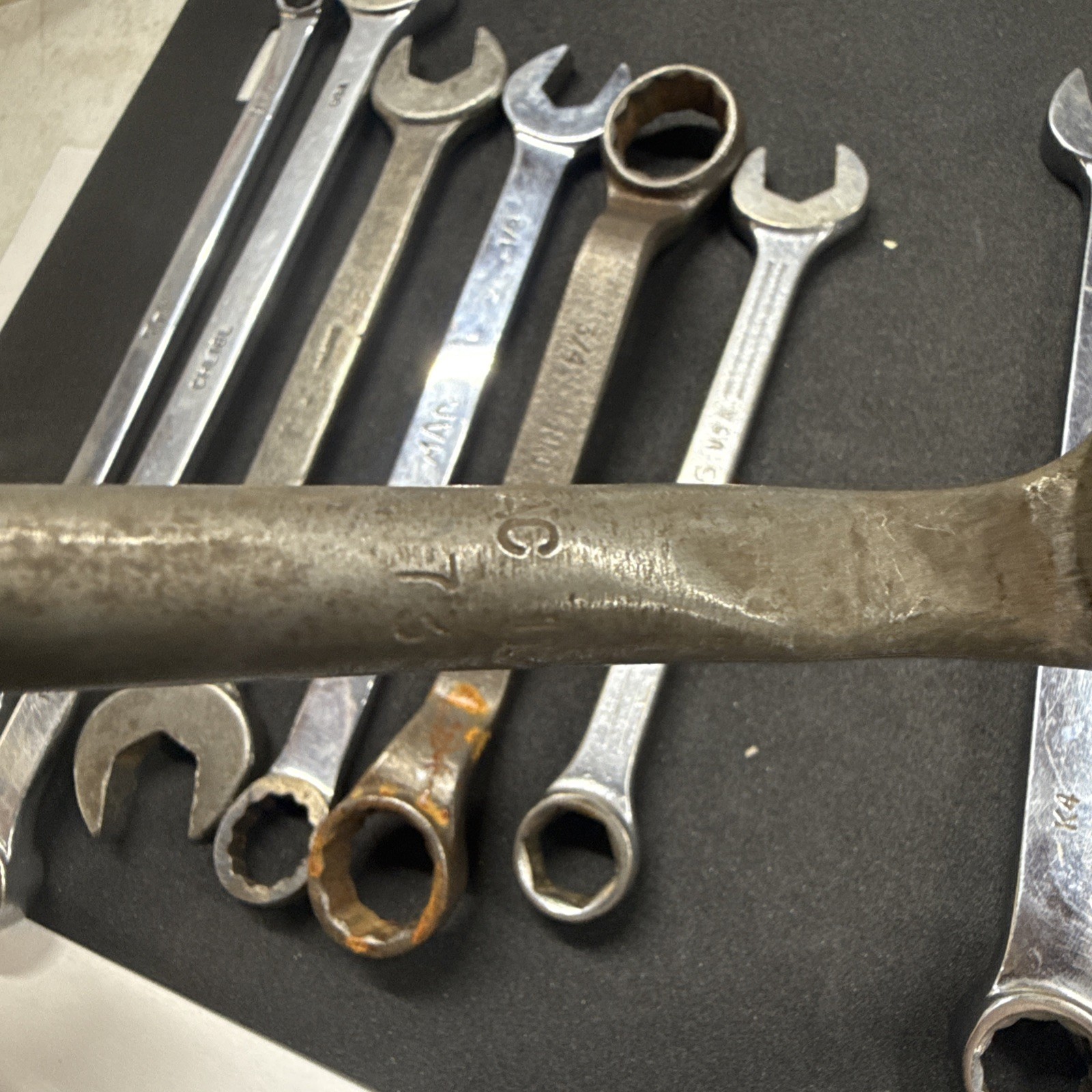 Mac Tools Wrench Lot Combination , Valve , Box 14 Pieces
