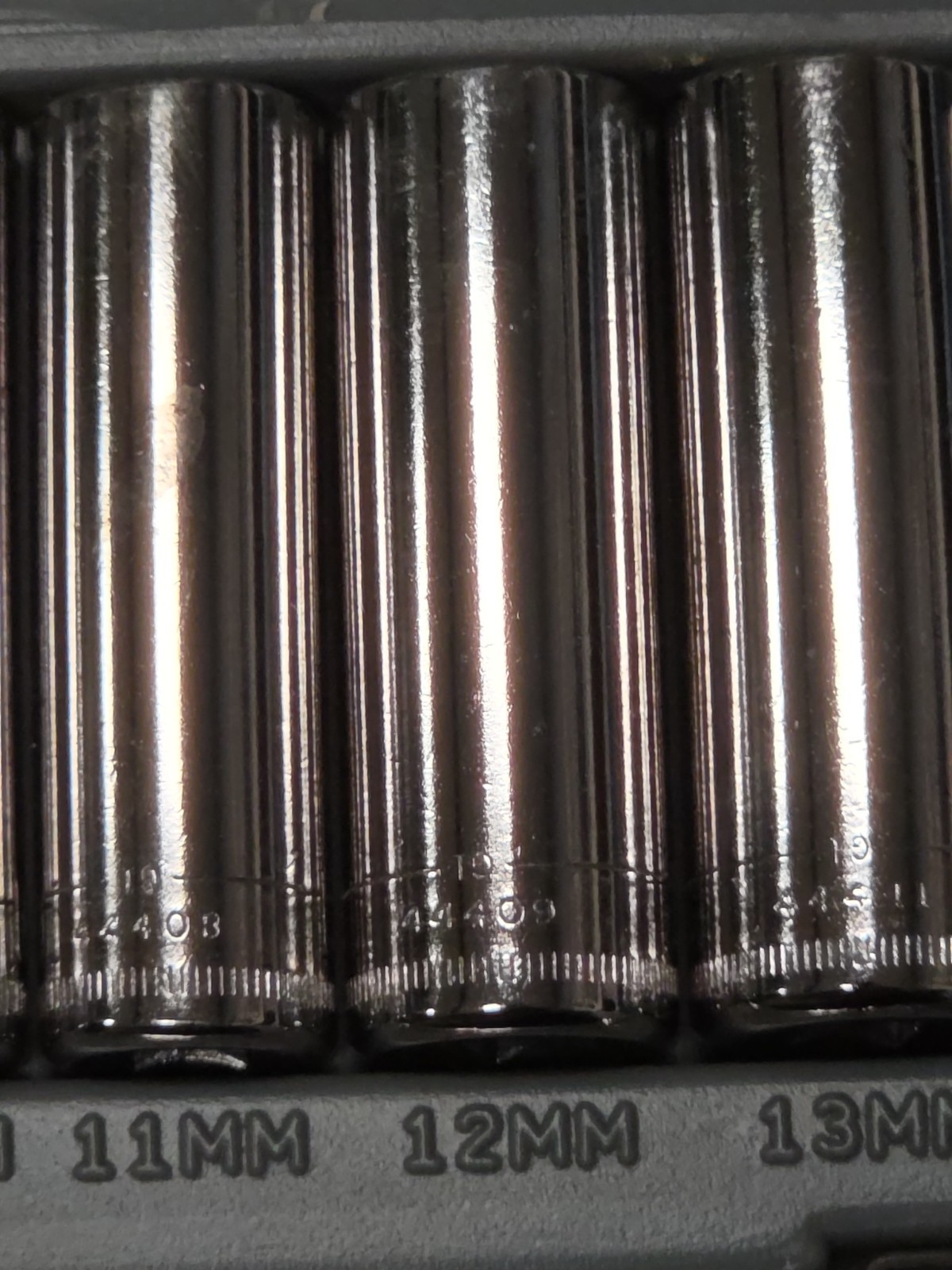 Craftsman 12pc Metric 1/4″ Dr. Deep Socket Ratchet Set 34782 USA Rare! Complete