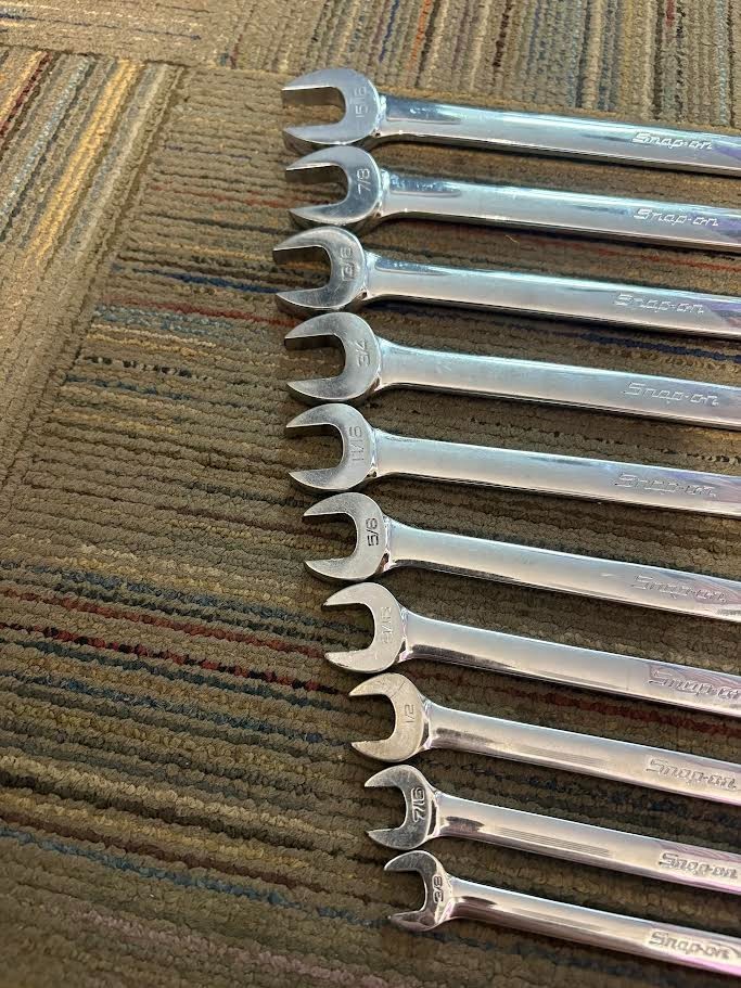 Snap-On 10 Piece Wrench Set 3/8-15/16