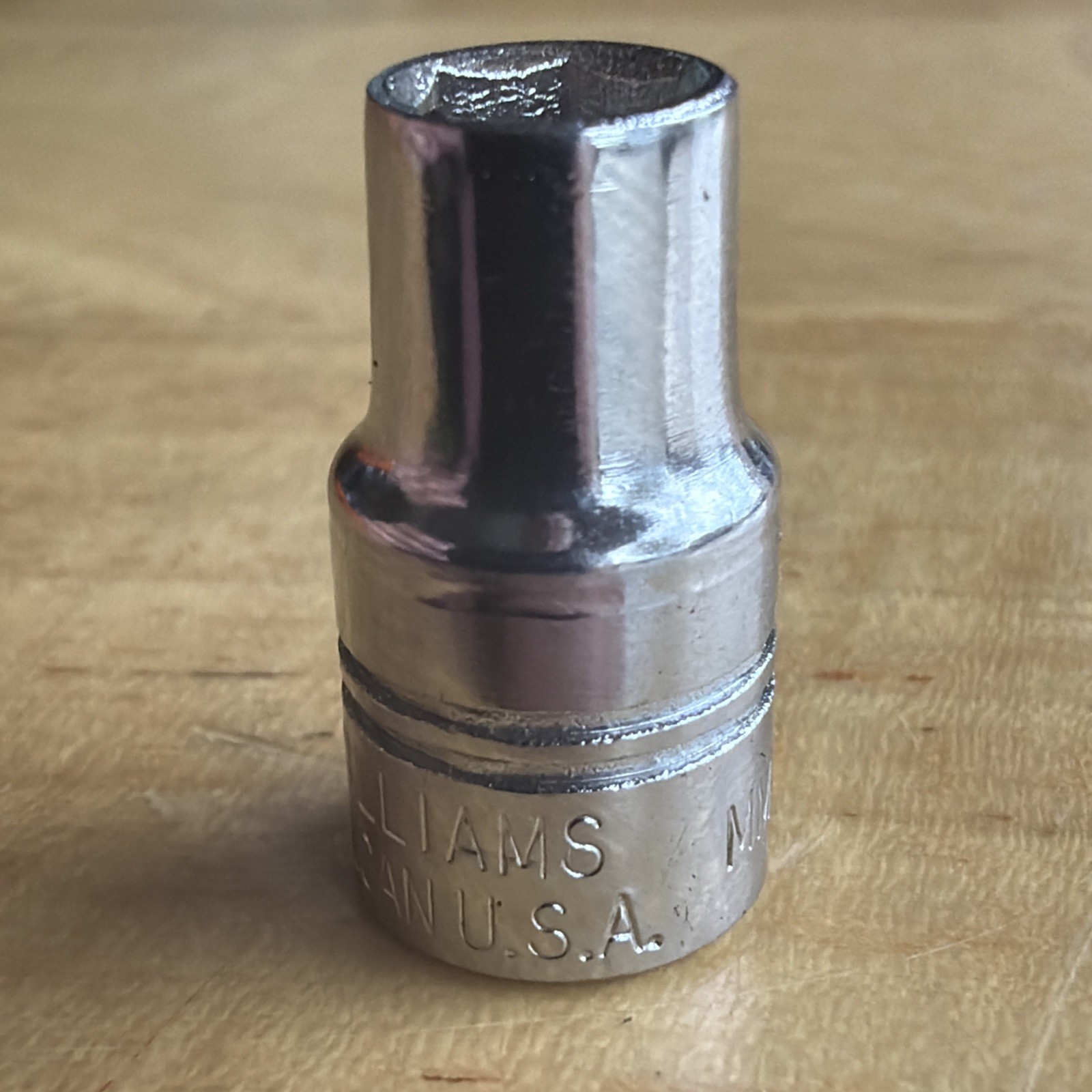 Vulcan x Williams Tools 5.5mm Shallow Socket 1/4″ Drive 6 Point MM-605.5 Vtg USA