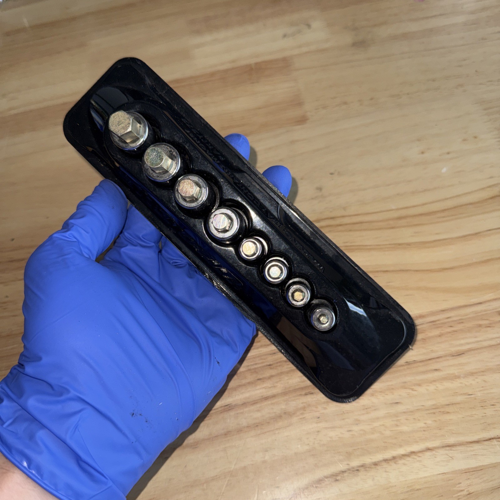 Snap On metric Hex allen stubby socket set 1/4 And 3/8 Drive PAKTY272 8 piece pc