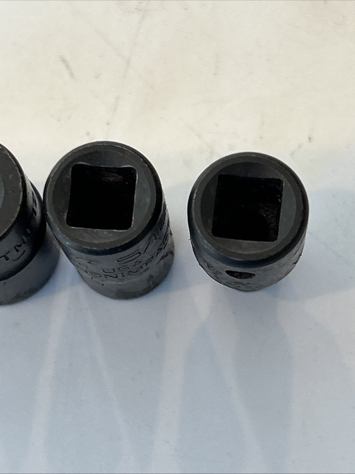 Snap On GTMD14 GTMD12 GTMD10 GTMD6 Shallow Socket Set 1/4″ Drive 12pt Black