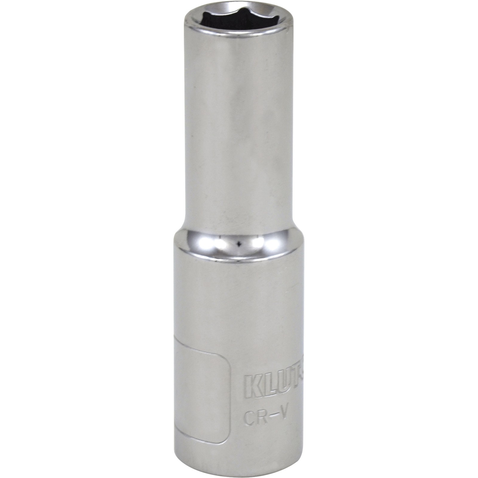 Klutch Deep Socket, Metric, 10mm, 1/2in.-Drive, 6-Pt.