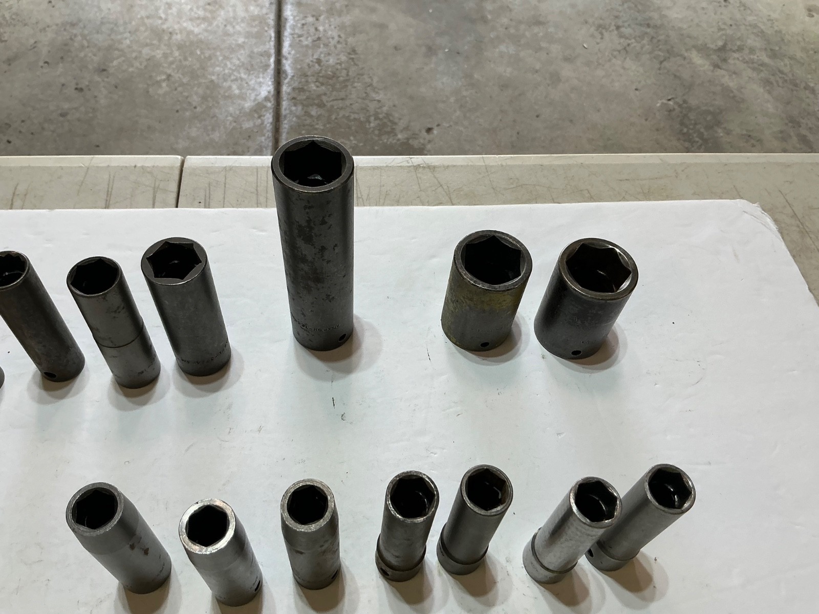 14 asst Apex 1/2″ drive deep impact sockets 6 and 12 pt all for $45 OBO