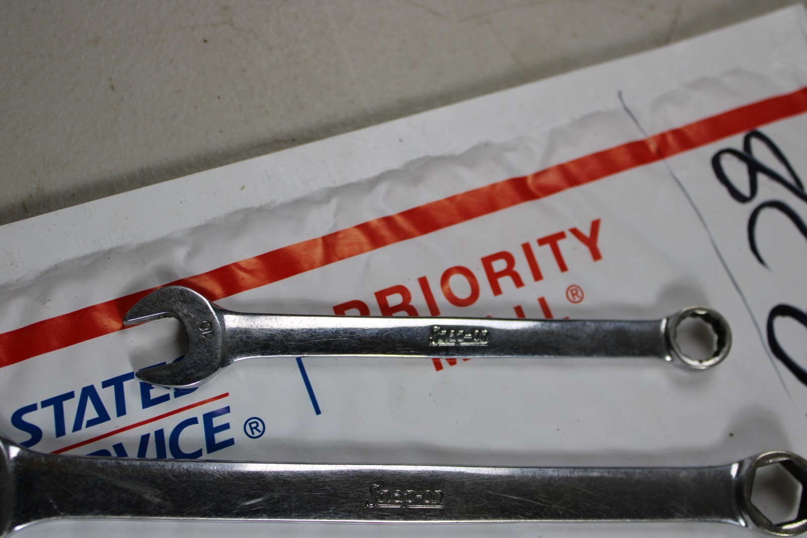 Snap-On 6 Piece Combination Wrench Set OEXM190 Soex26 OSH16 oexm10 oexl22b oex16