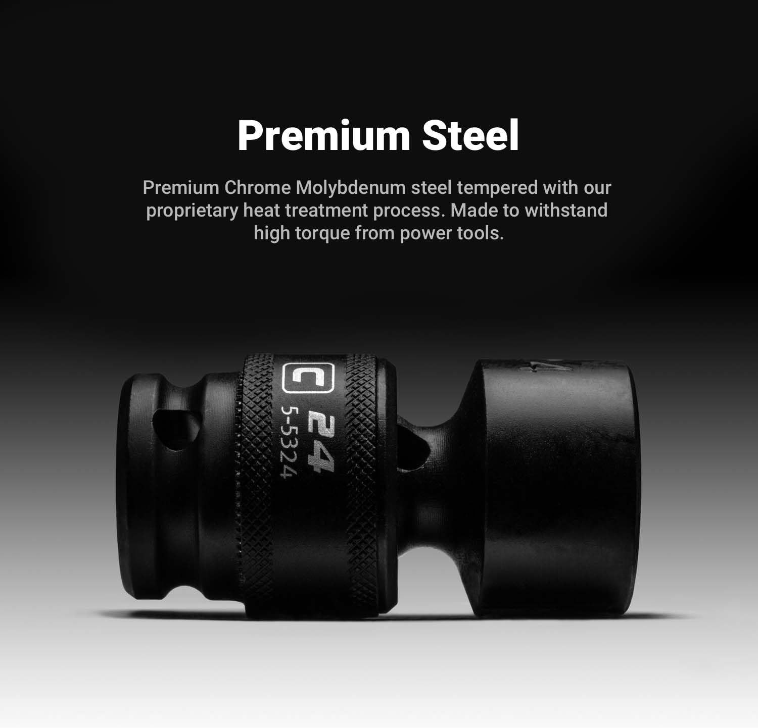 15mm 360-Degree Rotating Impact Socket – Precision Torque Power in Tight Spots