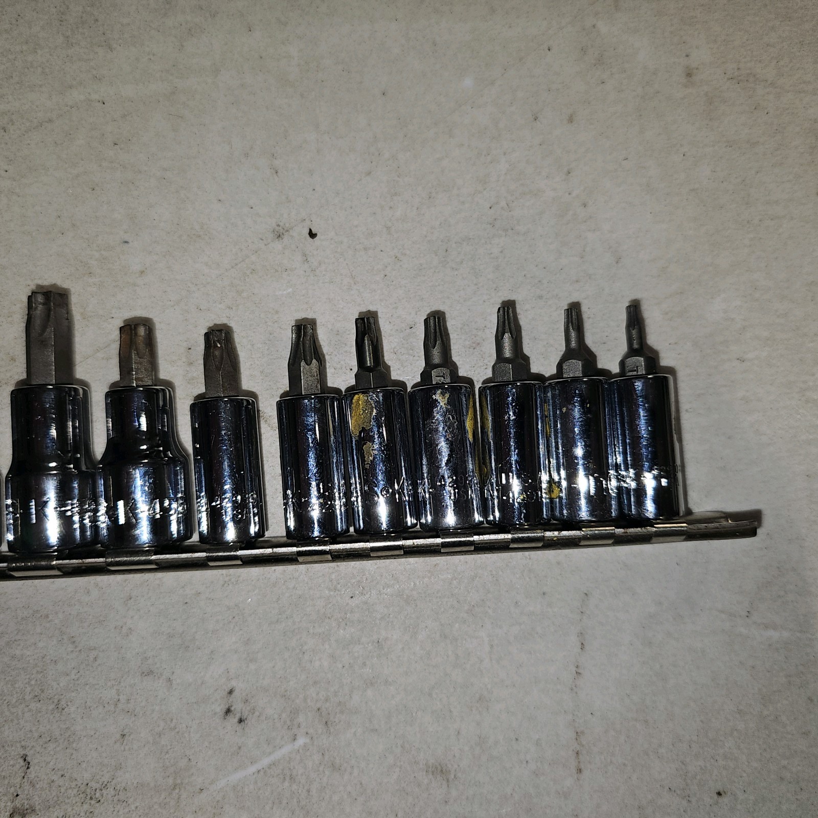 SK TOOL TORX SOCKET SET 1/2″ 3/8″ & 1/4″ DRIVE 13Pc Set T8 – T60