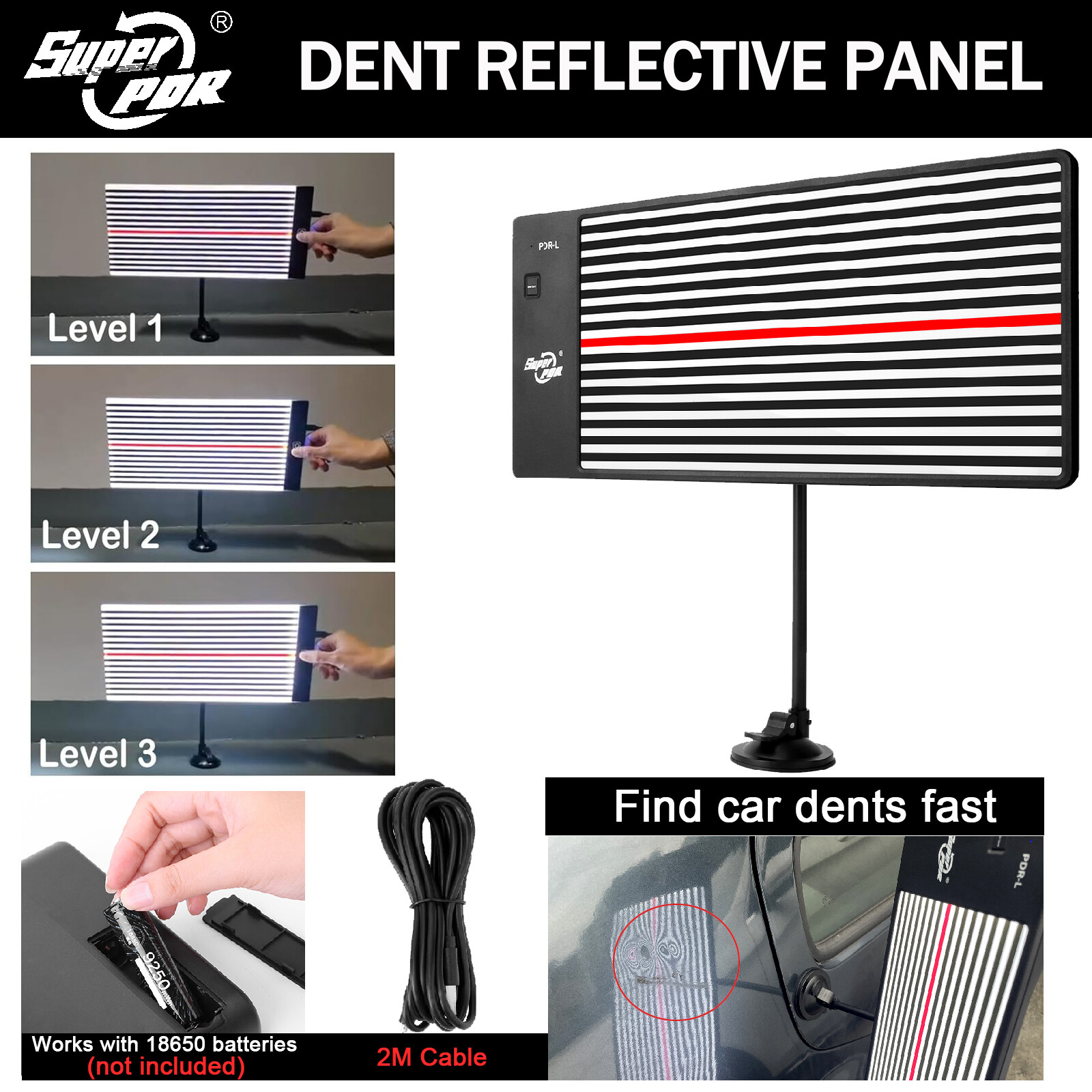 118PC Car Paintless Dent Puller Lifter Tool Kit Body Repair Hail Removal Tab PDR