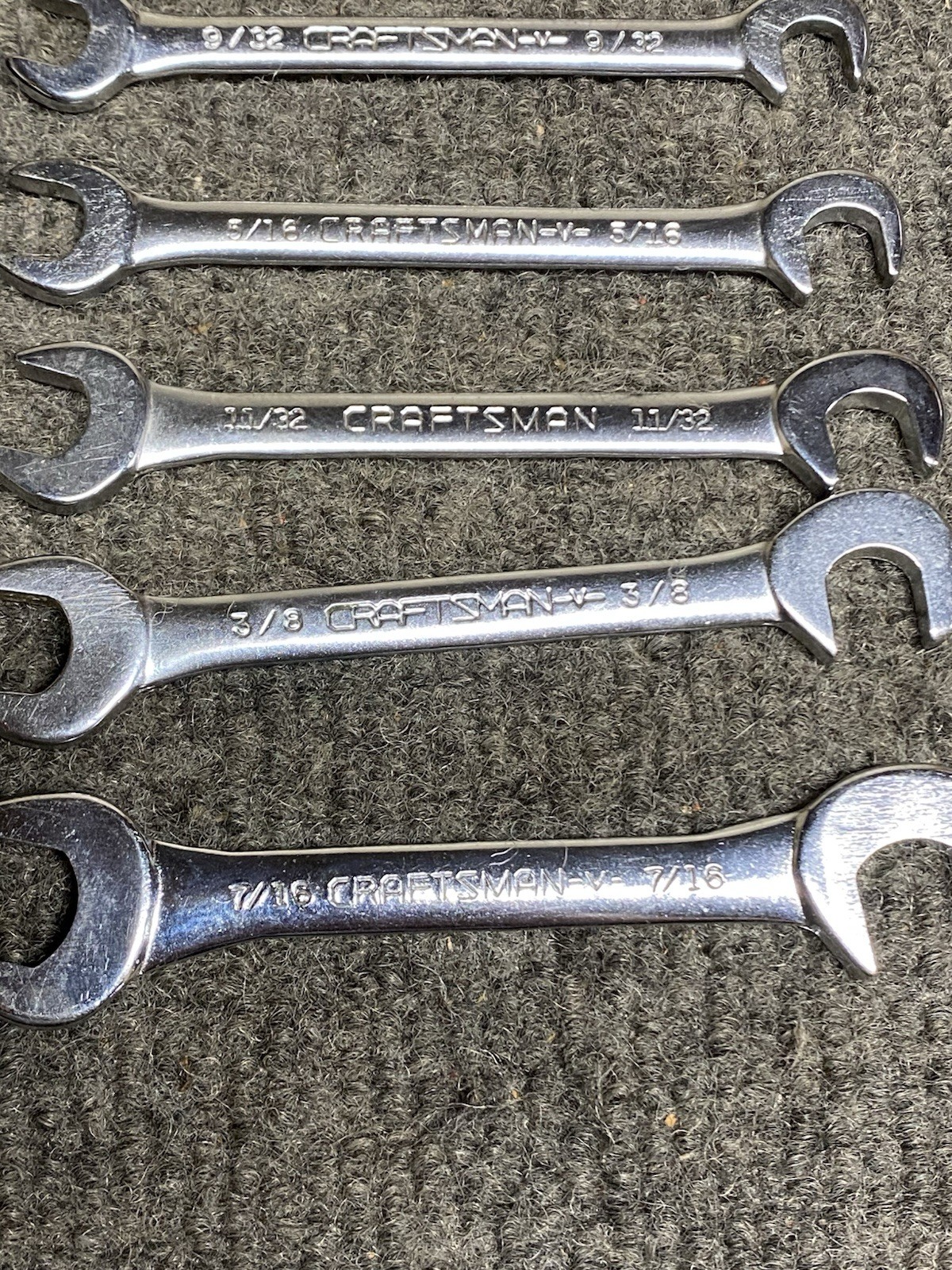 SEARS CRAFTSMAN 8 PC «SUPER TUFF» 4 WAY IGNITION WRENCH SET NO. 9-4306 USA