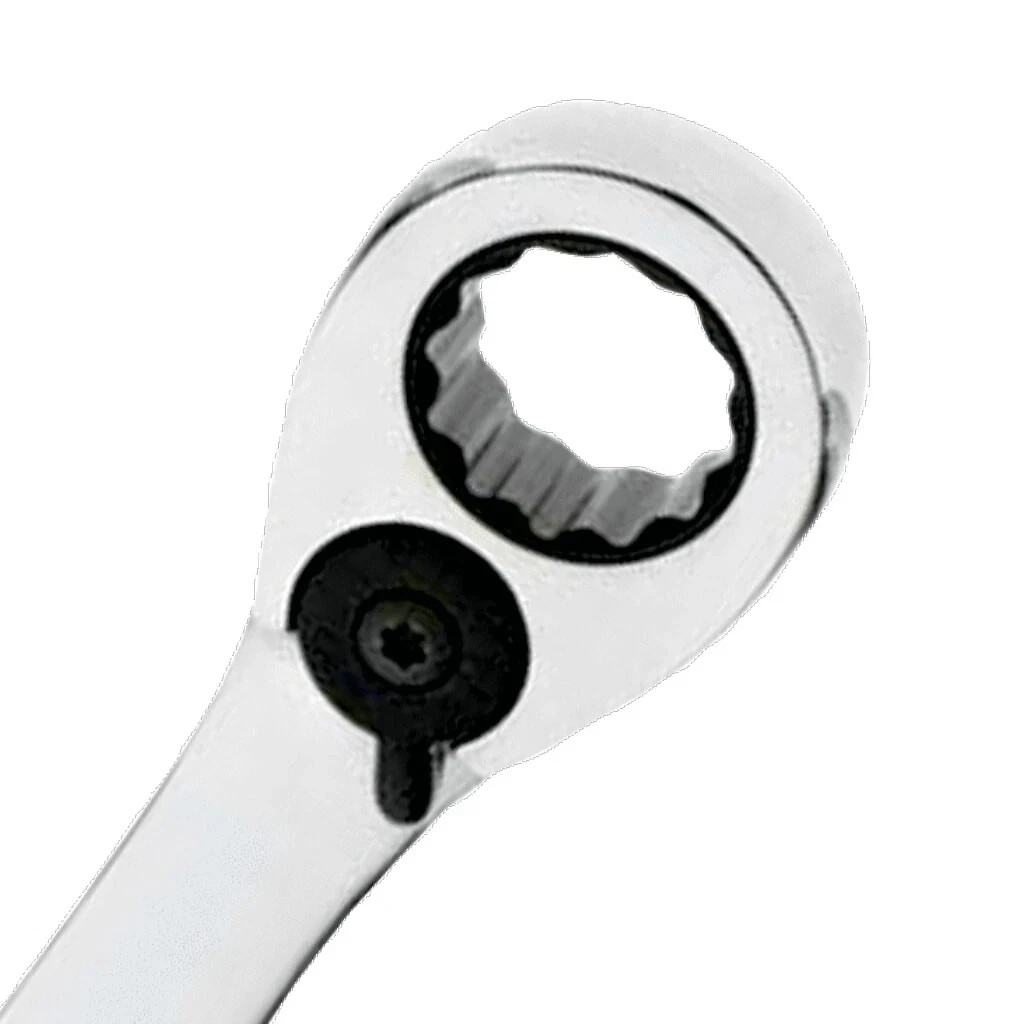 8 Piece Stubby Reversible Ratcheting Combination Wrench, SAE,12 Point,Williams