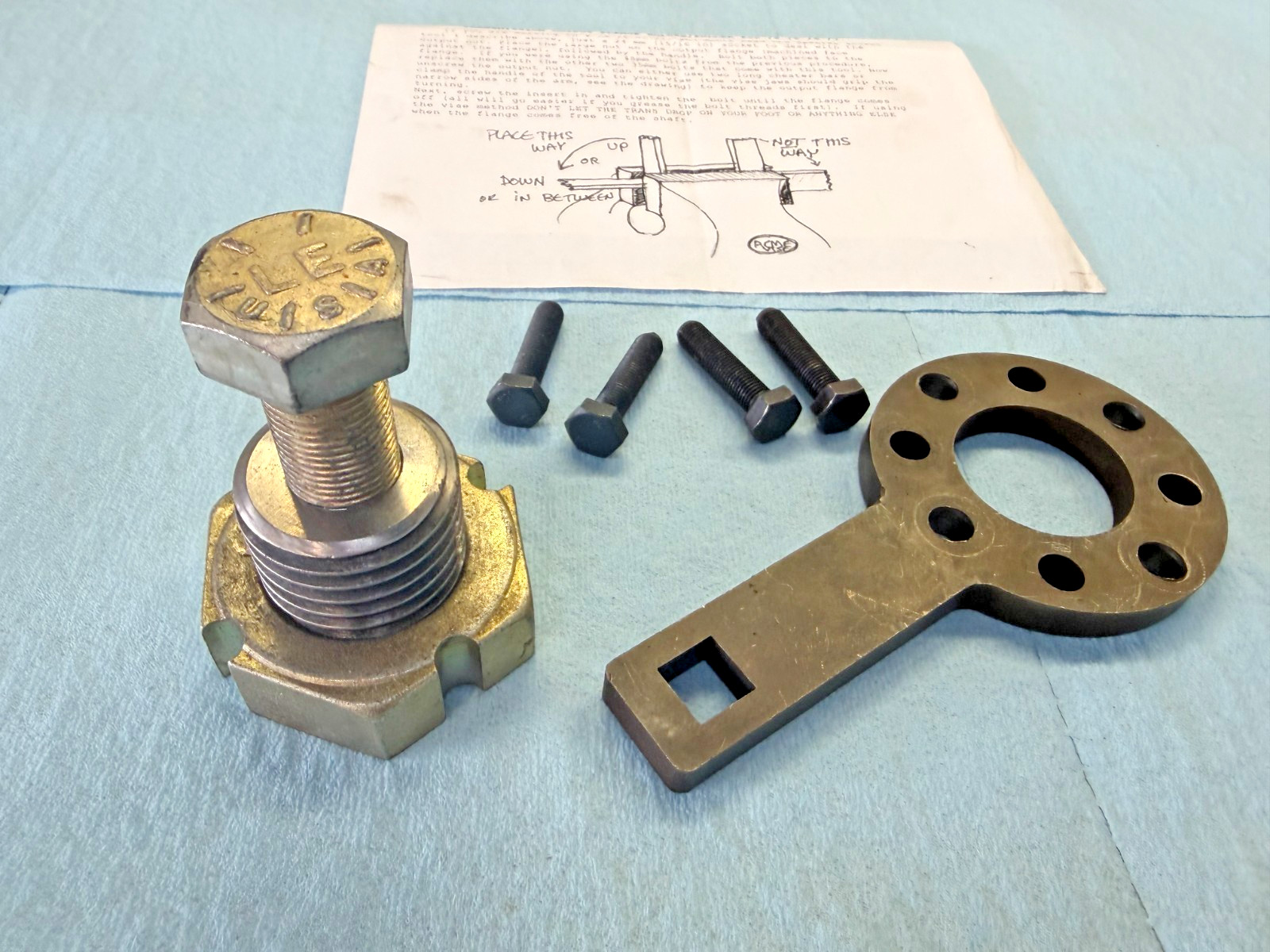 BMW Transmission Output Flange Holder Puller /2 /5 /6 /7