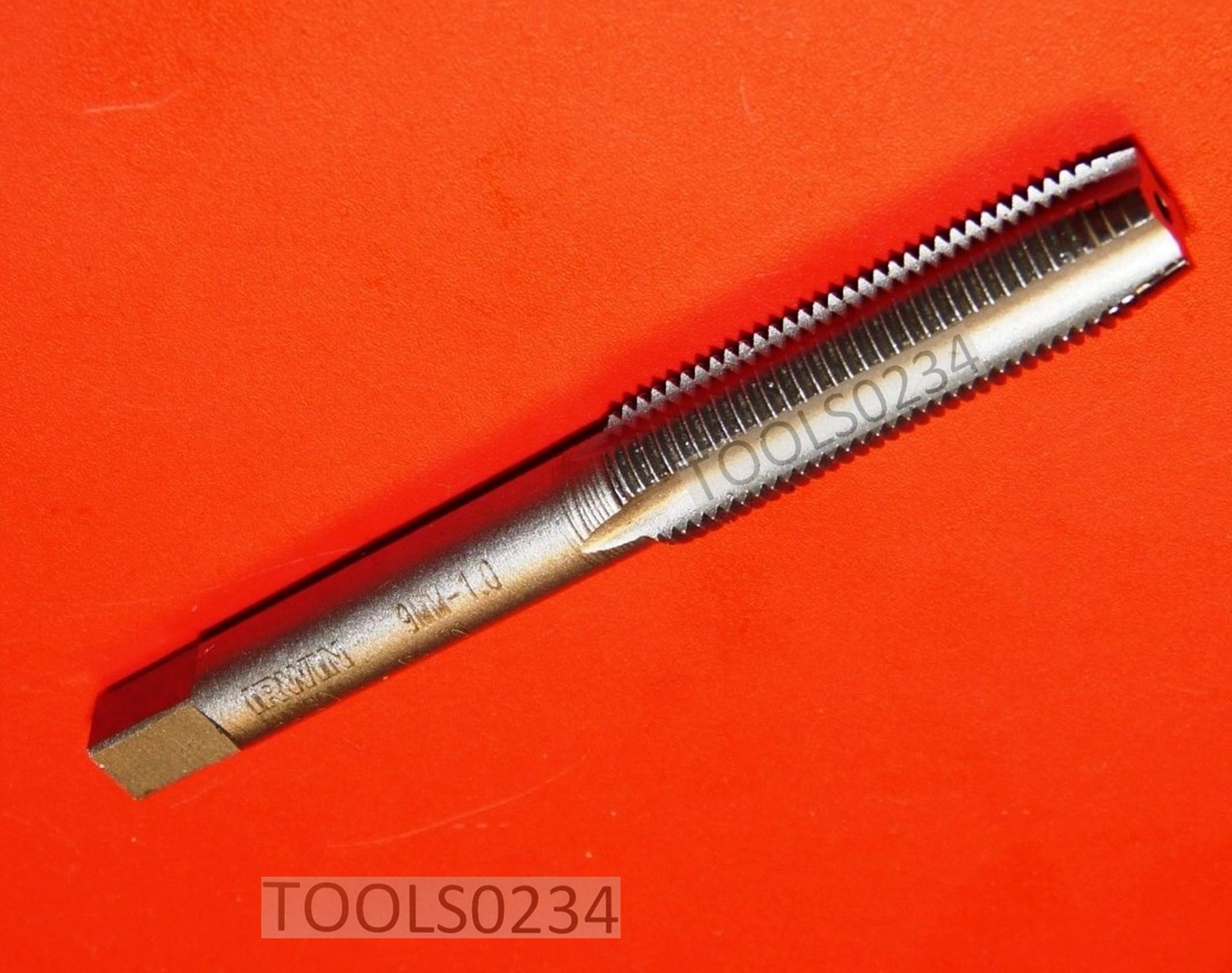 M9 X 1.0 Plug Tap 9MM Irwin 1736 Carbon Steel Hand Tap 4FL USA Metric