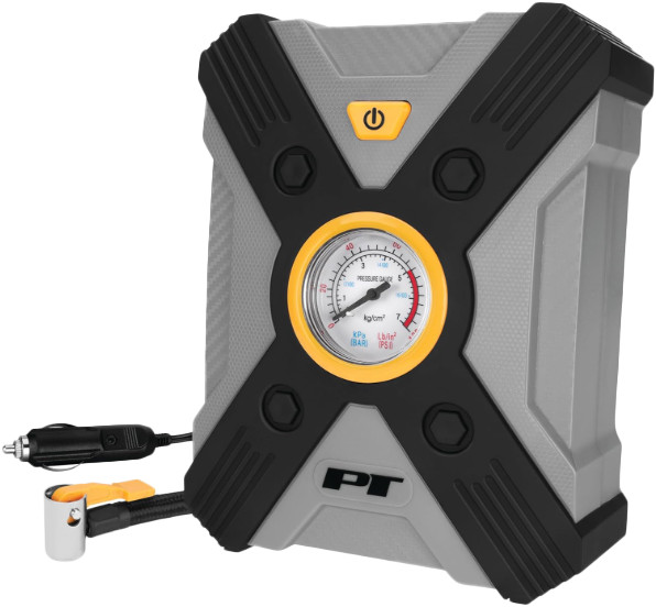 PERFORMANCE TOOL 12V RAPID TIRE INFLATOR W/ LED LIGHT