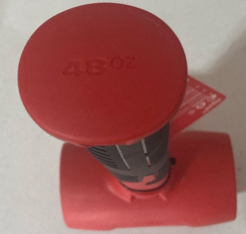 New Milwaukee 48oz Dead Blow Hammer Red/Black 48-22-9151