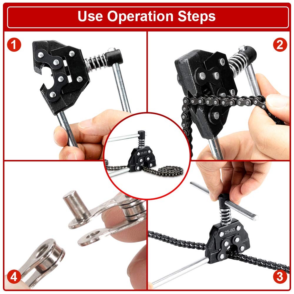 Black Chain Breaker Cutter for #25 #35 #40 #50 415H 428H