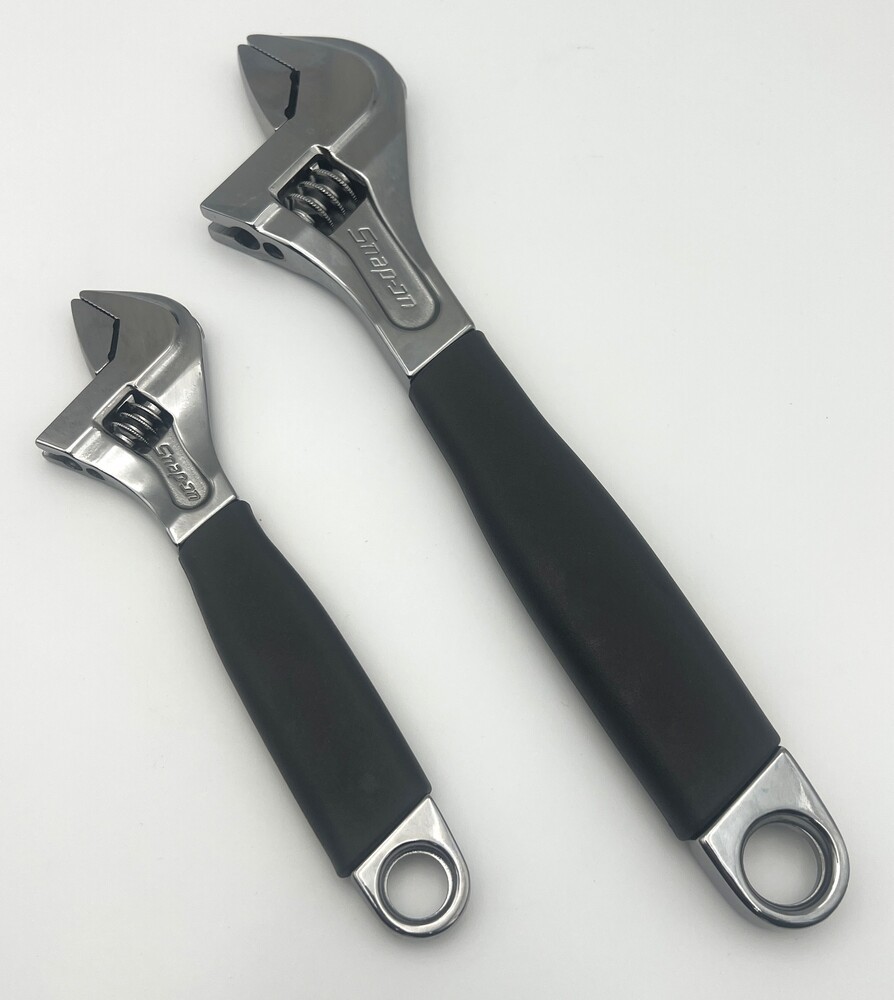 Snap-On Lot of 2 Crescent Adjustable Wrench FADH8C FADH12C Dark Titanium