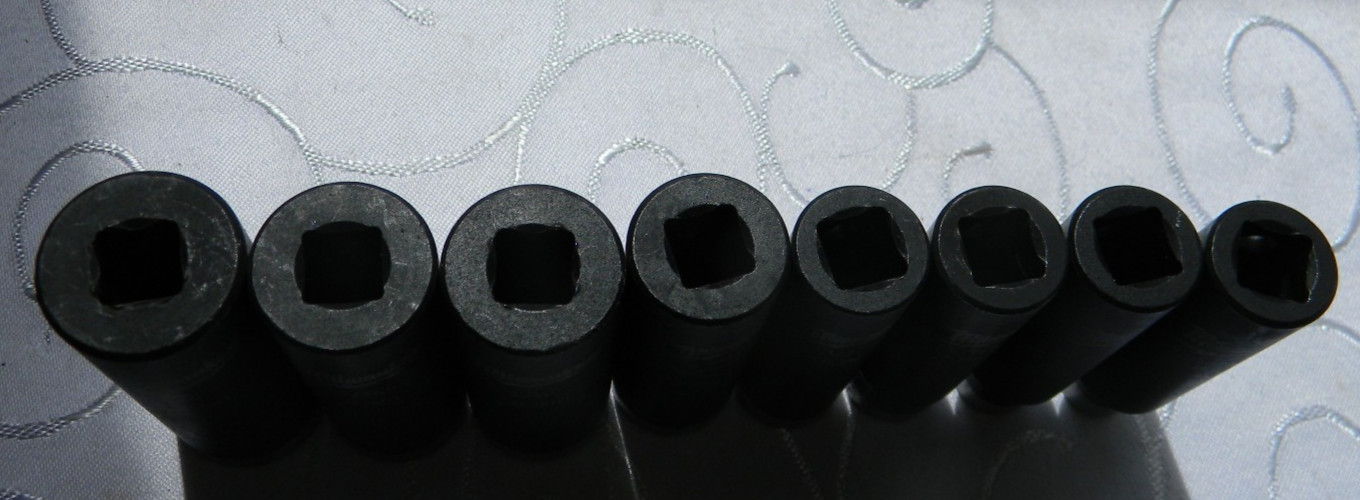 MILWAUKEE TOOLS 3/8″ DR 8PC SAE 6PT DEEP IMPACT SHOCKWAVE SOCKET SET 5/16″-3/4″